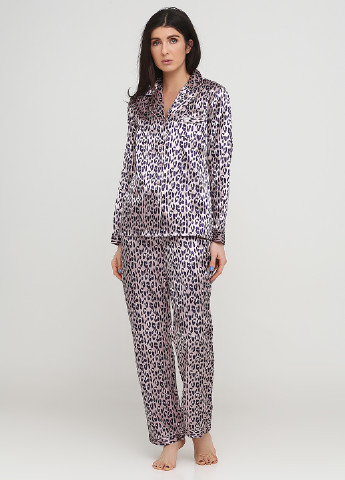 Комбинированная всесезон пижама (рубашка, брюки) реглан + брюки Lascana