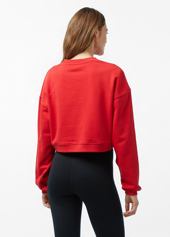 Красный свитшот Les Benjamins однотонный вышивка (329058539)