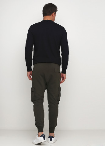 Темно-зеленые кэжуал демисезонные джоггеры брюки H&M