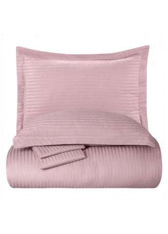 Постельное белье семейное однотонное Sole AR-A107072-Rose 240x220 см Arya (254861082)