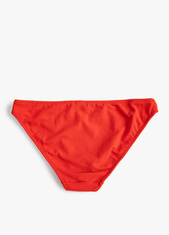 Оранжево-красные купальные трусики однотонные KOTON