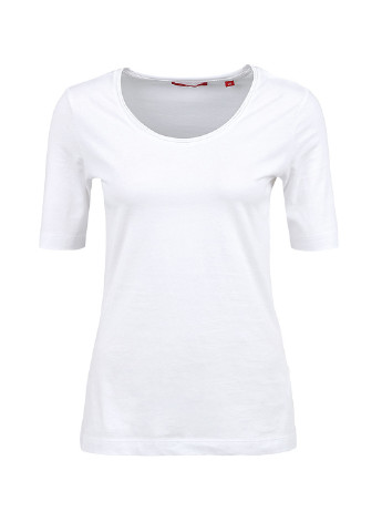 Белая летняя футболка S.Oliver
