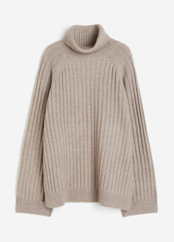 Бежевий зимовий светр H&M