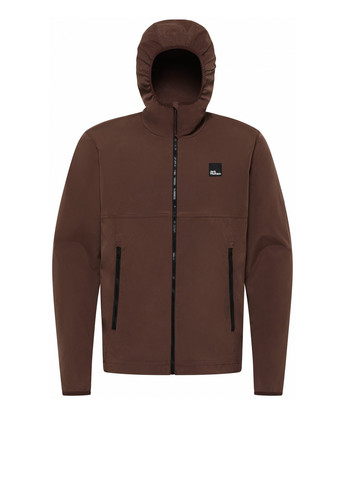 Коричневая демисезонная ветровка Jack Wolfskin TERRACADE JKT M