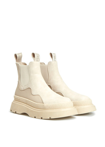 Зимние ботинки челси Replay с тиснением, с логотипом из искусственной кожи, тканевые