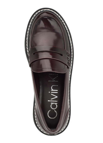 Calvin Klein Туфлі лофери бордовий з штучна шкіра, сша — демісезон (360894656)