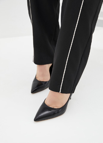 Черные кэжуал демисезонные брюки Luzana