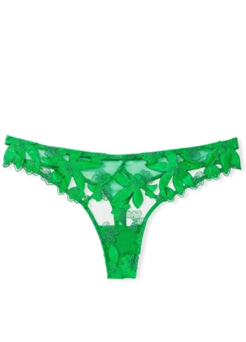Зелений демісезонний комплект (корсет, трусики) Victoria's Secret