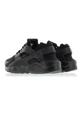 Кроссовки 654275-016 Nike HUARACHE RUN Gs чёрные демисезоны (317279481)