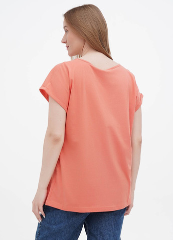 Оранжевая летняя футболка Minus