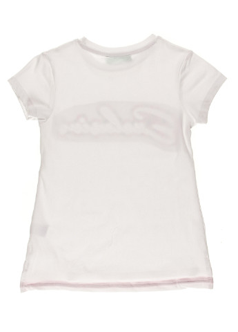 Біла літня футболка з коротким рукавом Cichlid