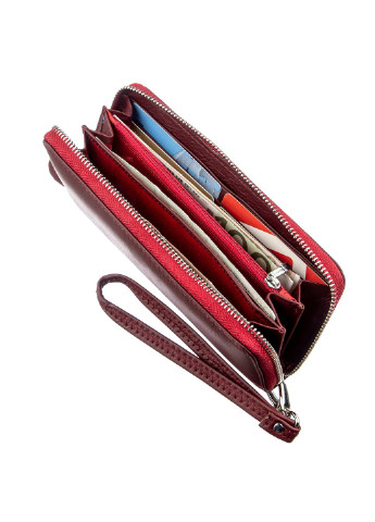 Жіночий шкіряний гаманець-клатч 9х18,5 см st leather (229459184)