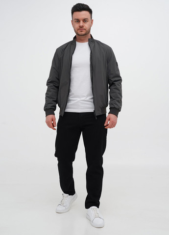 Серо-зеленая демисезонная куртка Trend Collection