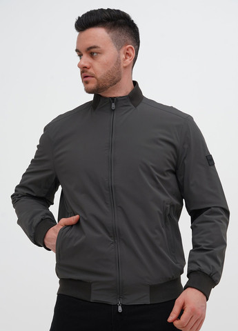 Серо-зеленая демисезонная куртка Trend Collection