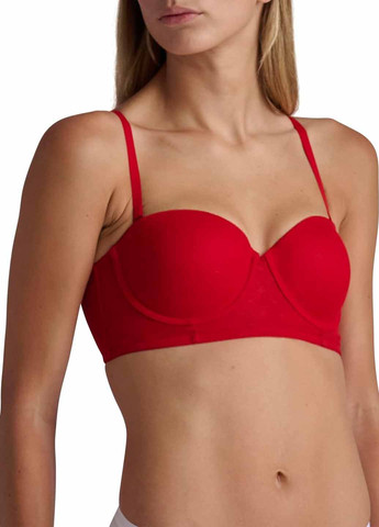 Червоний балконет бюстгальтер Tommy Hilfiger з кісточками нейлон