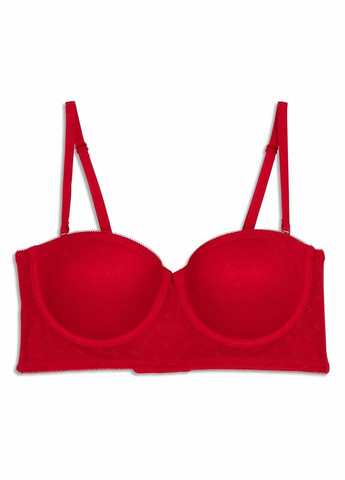 Червоний балконет бюстгальтер Tommy Hilfiger з кісточками нейлон