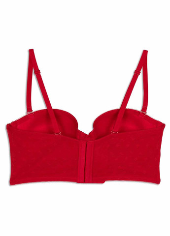 Червоний балконет бюстгальтер Tommy Hilfiger з кісточками нейлон