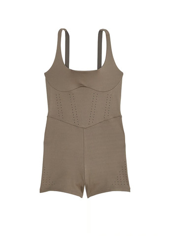 Комбінезон Victoria's Secret комбінезон-шорти однотонний зелений спортивний поліестер