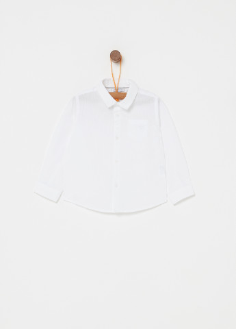 Белая классическая рубашка однотонная Oviesse