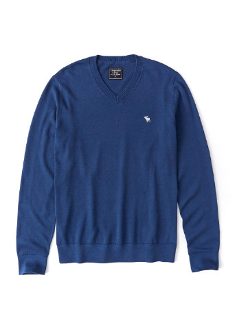Синий демисезонный пуловер пуловер Abercrombie & Fitch