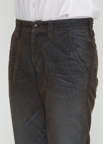 Темно-синие кэжуал демисезонные прямые брюки Alberto