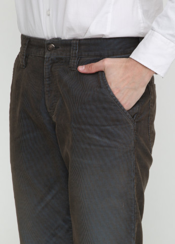 Темно-синие кэжуал демисезонные прямые брюки Alberto