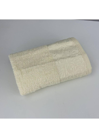 No Brand полотенце для лица махровое febo vip cotton botan турция 6399 молочное 50х90 см комбинированный производство - Украина