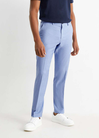 Голубые кэжуал, классические демисезонные чиносы брюки C&A