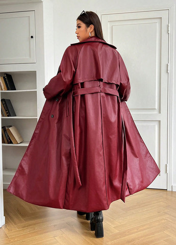 Тренч SHEIN тренчкот на завязках, на пуговицах демисезон (366512656)