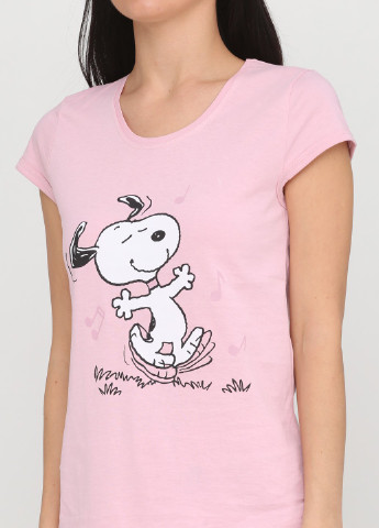 Розовая всесезон комплект (футболка, шорты) Boyraz Pijama