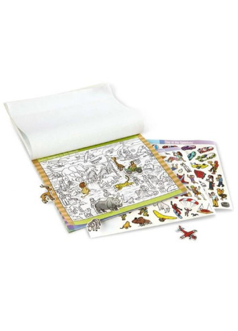 Набор для творчества Найди и наклей наклейку Приключения (MD30151) Melissa&Doug (249598185)