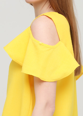Желтая летняя блуза Signature