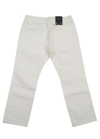 Белые демисезонные прямые джинсы Gant