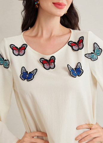 Молочное кэжуал платье оверсайз SHEIN однотонное