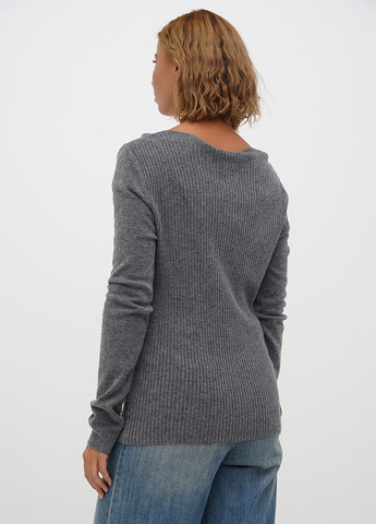 Серый демисезонный пуловер пуловер Sassofono