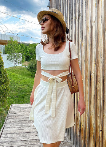 Молочна повсякденний сукня ST-Seventeen