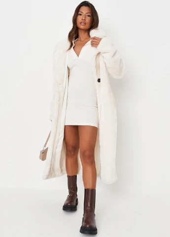 Молочна кежуал сукня сукня-футболка Missguided однотонна