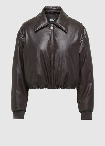 Коричневая демисезонная куртка Only