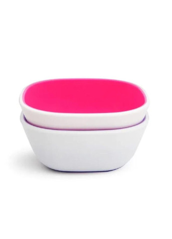 Набір дитячого посуду Splash Bowls тарілок 2 шт Рожева та фіолетова Munchkin (252233725)