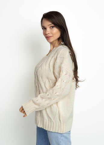 Молочный демисезонный пуловер пуловер Time of Style