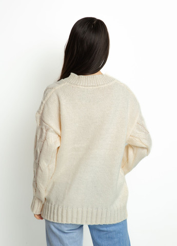 Молочный демисезонный пуловер пуловер Time of Style