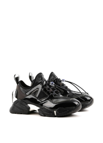 Черные демисезонные кроссовки Sasha Fabiani
