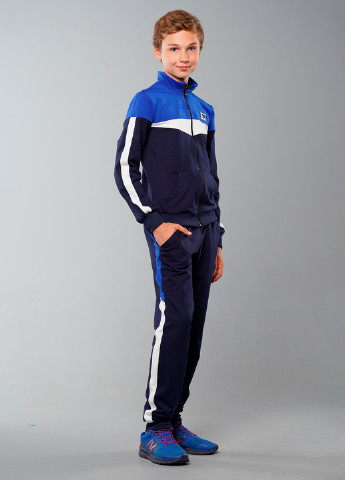 Синій демісезонний спортивний костюм з логотипом Sinthia (192445520)