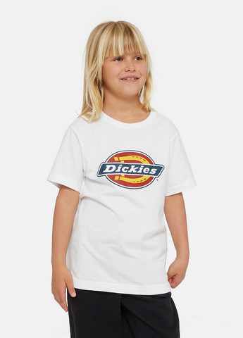 Белая летняя футболка Dickies