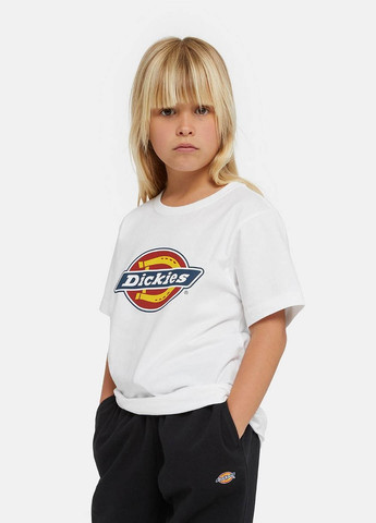 Белая летняя футболка Dickies