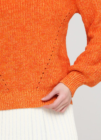 Помаранчевий зимовий светр H&M