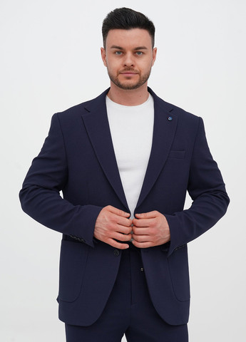 Синій демісезонний костюм (піджак, штани) брючний Trend Collection