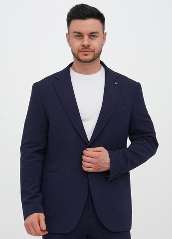 Синій демісезонний костюм (піджак, штани) брючний Trend Collection