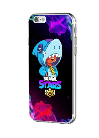 Чохол силіконовий Apple Iphone 11 Леон Акула Бравл Старс (Leon Shark Brawl Stars) (9230-1016) MobiPrint (219288692)