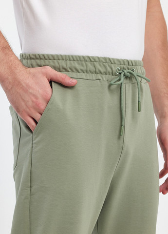 Оливковые спортивные демисезонные джоггеры брюки Trend Collection